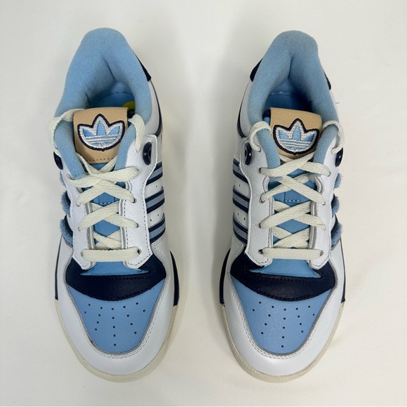 Adidas Men’s Rivalry Low 86 Tar Heels UNC Blue /White  FZ6334 Size 5 - Picture 2 of 10